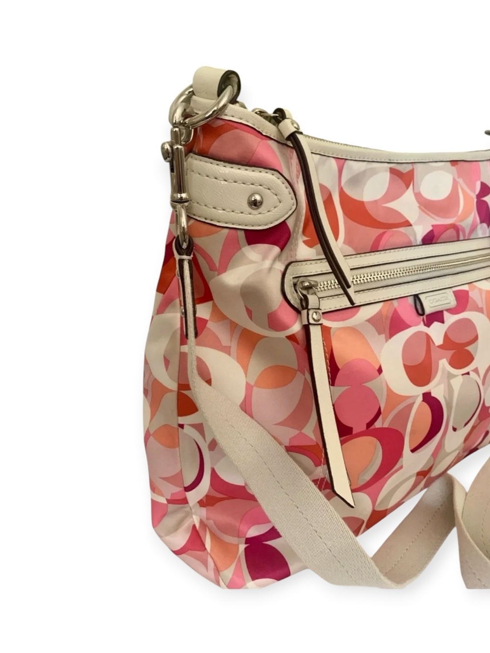 Coach 2013 Daisy Kaleidoscope Emma Convertible Hobo Shoulder Bag EUC - Picture 5 of 15
